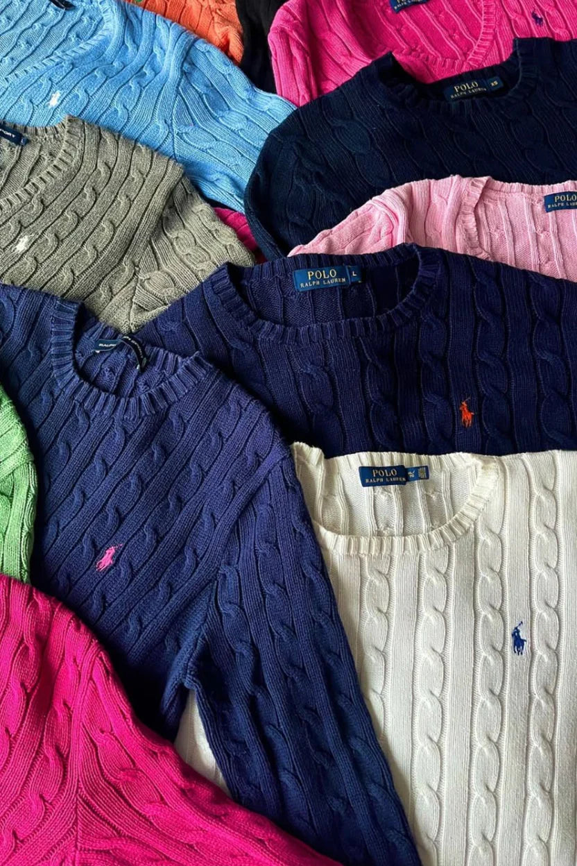 Box 3x PCS Cable Knit - Ralph Lauren