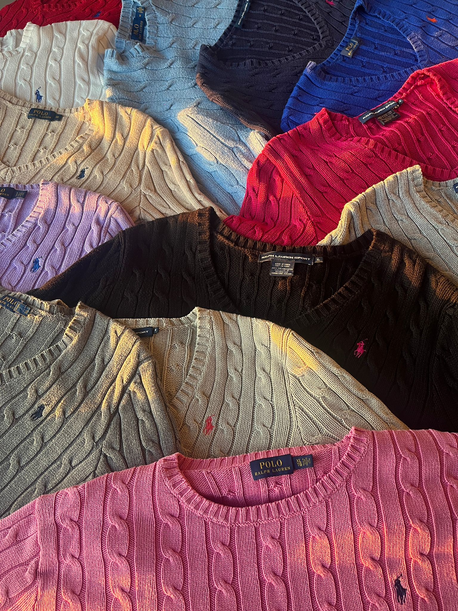 Box 3x PCS Cable Knit - Ralph Lauren