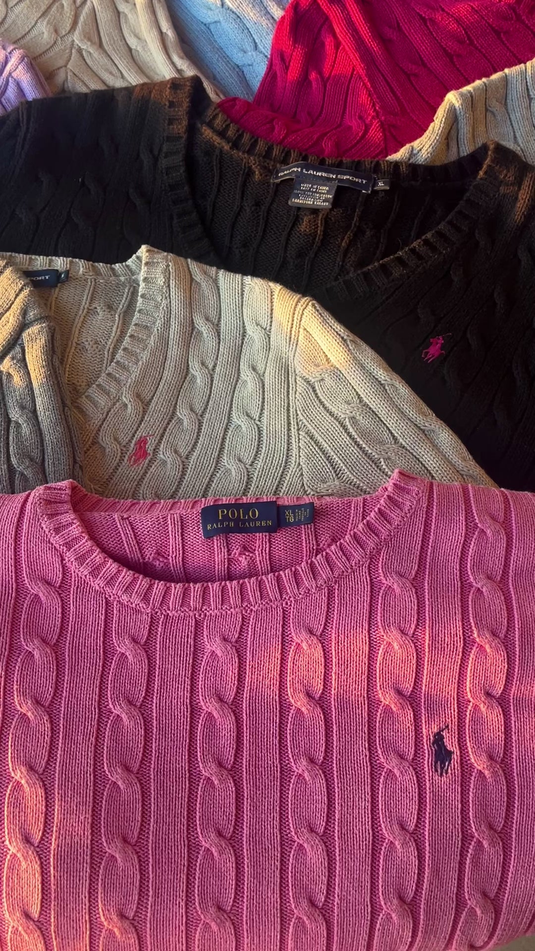 Box 3x PCS Cable Knit - Ralph Lauren